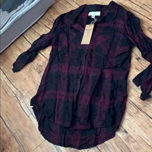 Thread and Supply flannel, NWT